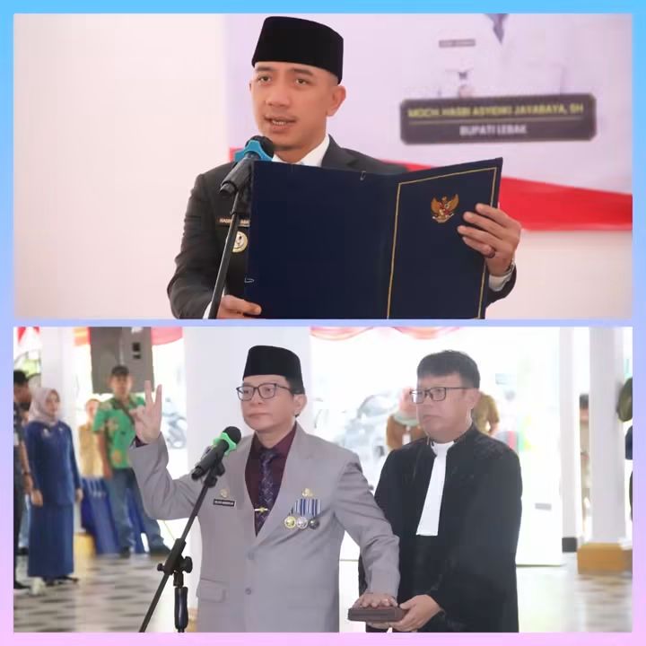 Lantik Sekda Baru, Bupati Lebak Tegaskan Pentingnya Sinergi OPD dan Adaptasi Birokrasi