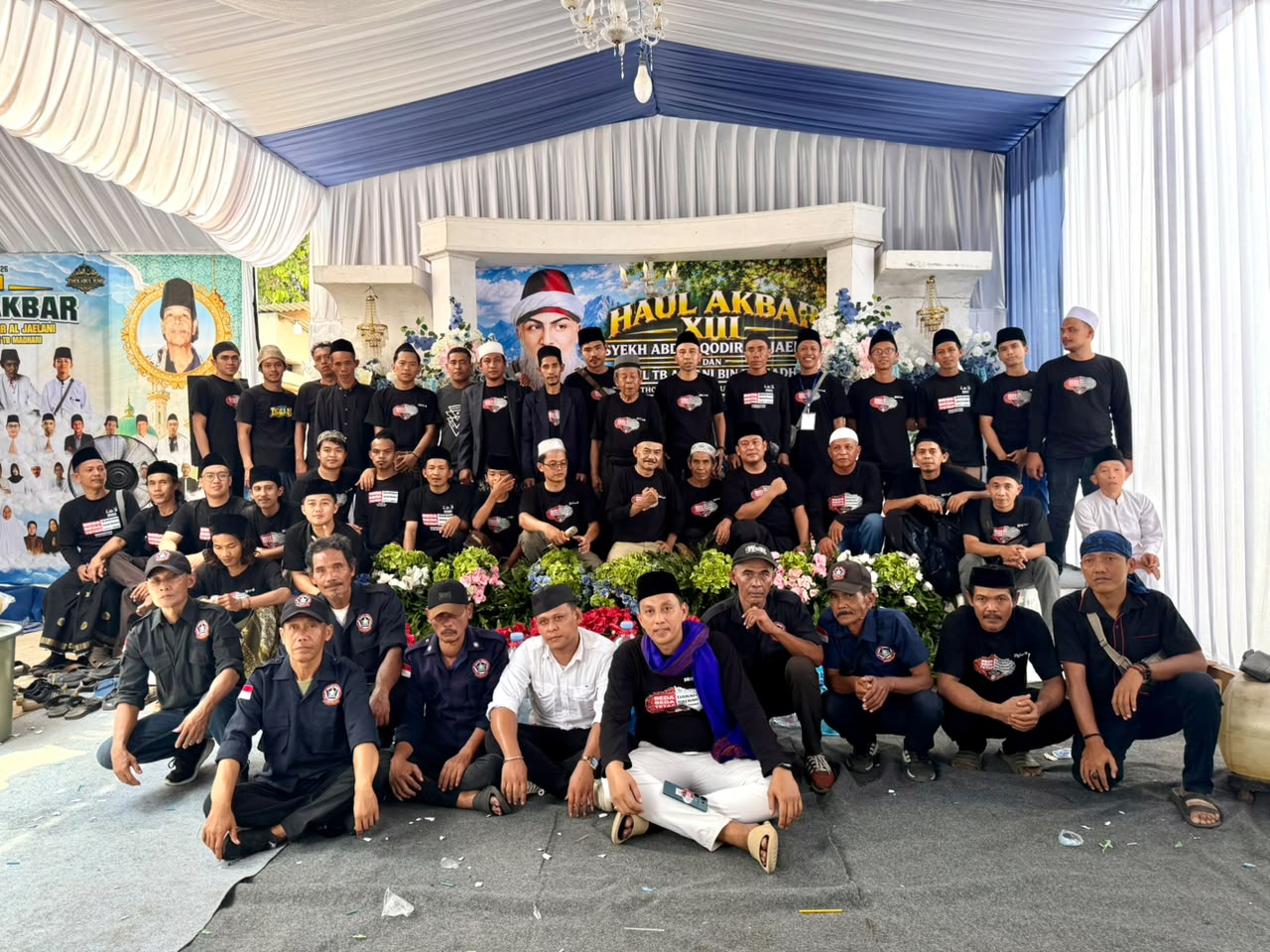 Ribuan Warga Padati Haul Akbar Syekh Abdul Qodir Al Jaelani Ke-13 di Warunggunung